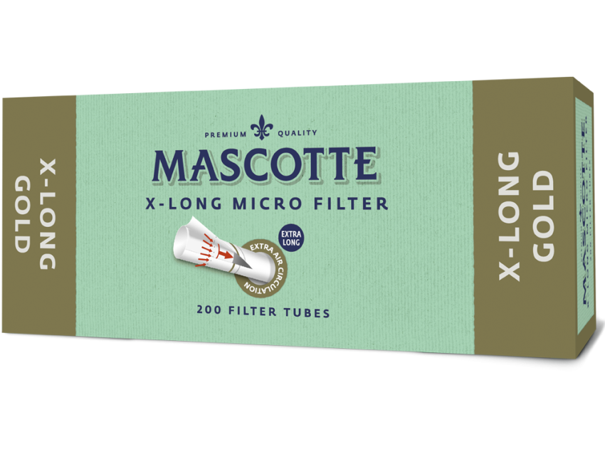 Mascotte Filter Tubes Gold X-Long 200