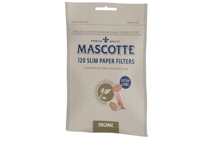 Mascotte Slim Filters Organic X-Long