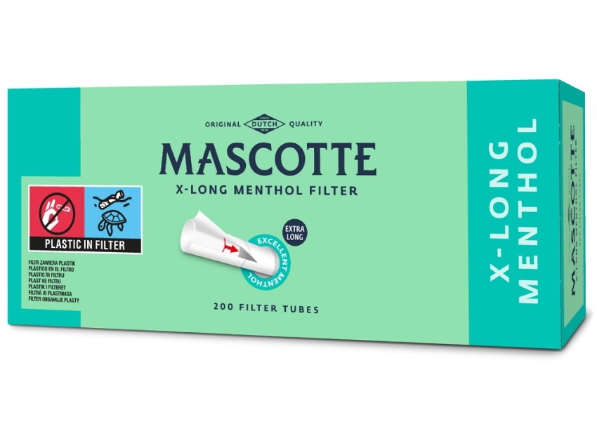 Mascotte Filter Tubes Menthol X-Long 200