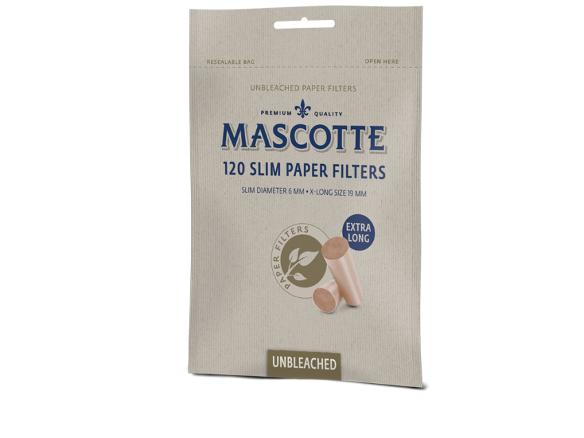 Mascotte XL Slim Paper Filters Unbleached